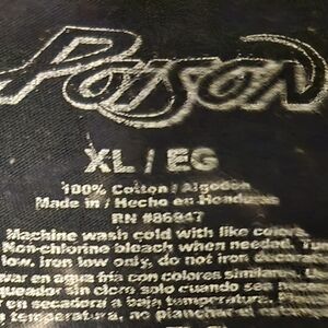 Poison Black Short Sleeve Tee